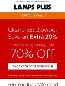 Coupon Enclosed! Extra 20% Off – 2 Days ONLY