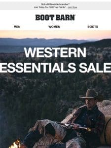 Cowboy Boot & Outerwear Sale