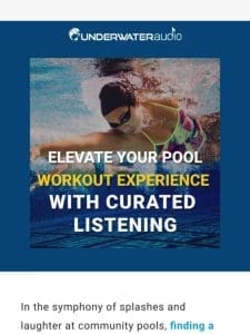 Create Your Poolside Paradise with Underwater Audio ??♂??