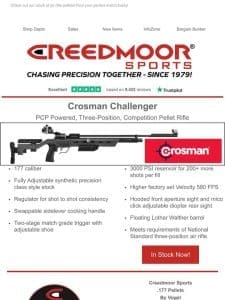 Crosman Challenger Air Rifles Are In Stock!