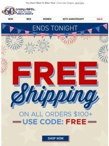 Cue the Fireworks ✨FREE Shipping Ends Tonight✨