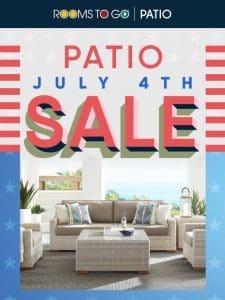 Cue the fireworks for July 4th Sale savings!