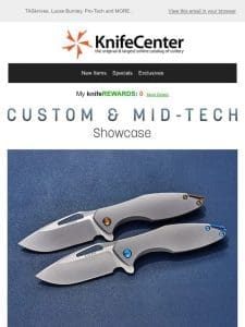 Customs & Mid-Techs: Koenig， Andre De Villiers， Microtech