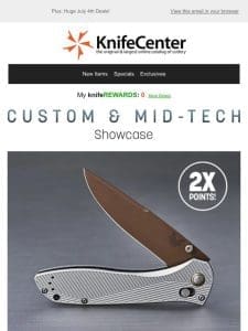 Customs & Mid-Techs: SharpByDesign， Marfione， Benchmade