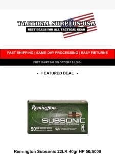 DEALS ? 22LR Ammo In Stock & On Sale ?