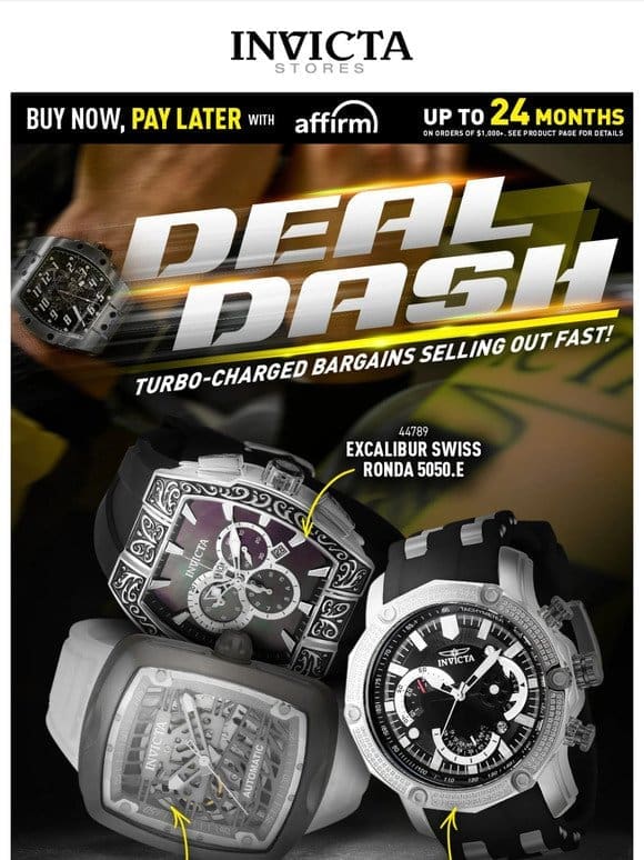 DEAL⚡️DASH Turbo-Charged Bargains Start NOW ❗️