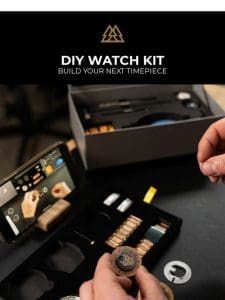 DIY Watch Kits in 3 Styles: