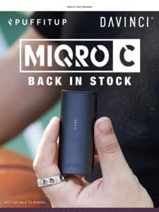 DaVinci MIQRO-C Now BACK in Stock ?