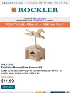 Daily Deal #2: Craft Together with the Running Horse Automata Kit!