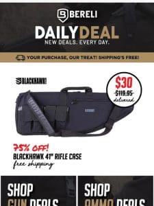 Daily Deal ? Major Blowout! 75% Off Blackhawk Rifle Case