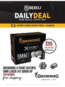 Daily Deal ? Major Sale On Browning HP Ammo?