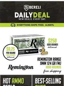 Daily Deal ? Remington Range FMJ， Super Fresh Sale!?