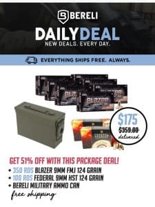 Daily Deal ? These Military Package Deals Are FIRE?