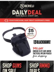 Daily Deal   This Is Crazy! Blackhawk Omega Elite Gas Mask 79% Off!