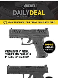 Daily Deal?Just What You Needed! ?? Walther PDP Pistols Are IT!