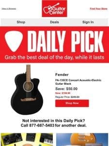 Daily Pick: Uncover your deal of the day