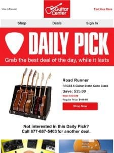 Daily Pick: Uncover your deal of the day