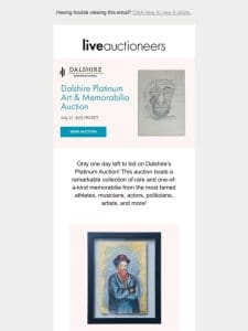 Dalshire International | Platinum Art & Memorabilia Auction