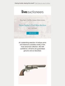 Dave Taylor’s Civil War Auction