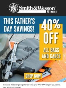 Deals For Dads on Range Bags and Cases!