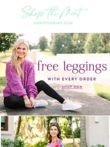 Did Someone Say Free Leggings?! ?