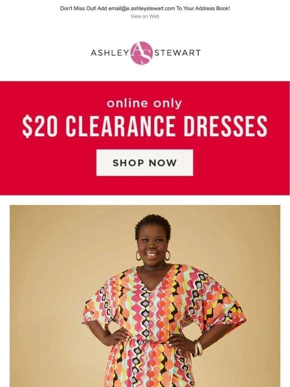 Did somebody say $20 dresses?!