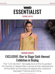 Dior to Stage Gold-themed Exhibition in Beijing