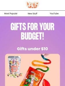 Discover Affordable Gifts That Match Your Budget!
