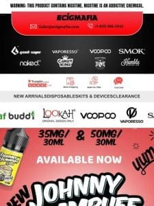 Discover Our Bestseller E-juices!? JOHNNY CREAMPUFF | AIR FACTORY | MINTS ?