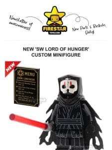 Discover the Dark Side: New ‘SW Lord of Hunger’ & ‘SW Lord of Pain’ Custom Minifigures