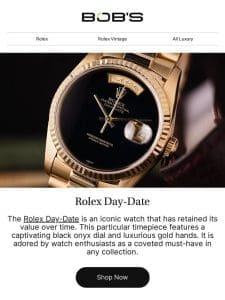 Discover the Timeless Appeal Of This Rolex Day-Date