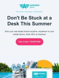 Ditch the desk with Aceable’s mobile real estate courses