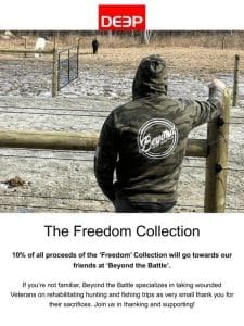 Donate to a veteran this 4th with a purchase from DEEP’s Freedom Collection