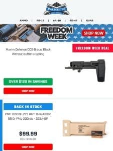 Don’t Miss Out On These Freedom Week Deals! | Deals End This Wednesday!