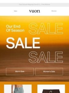 Don’t Miss Out: Our End Of Season Sale