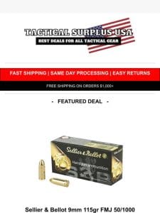 Don’t Wait❗️9mm Ammo On Sale❗️