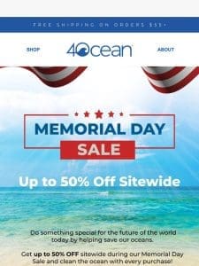 Don’t miss our hot deals for Memorial Day ?