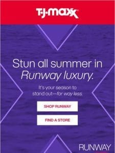 Don’t sleep on these Runway deals ?