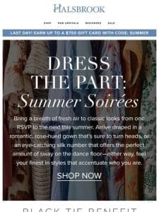 Dress The Part: Summer Soirées