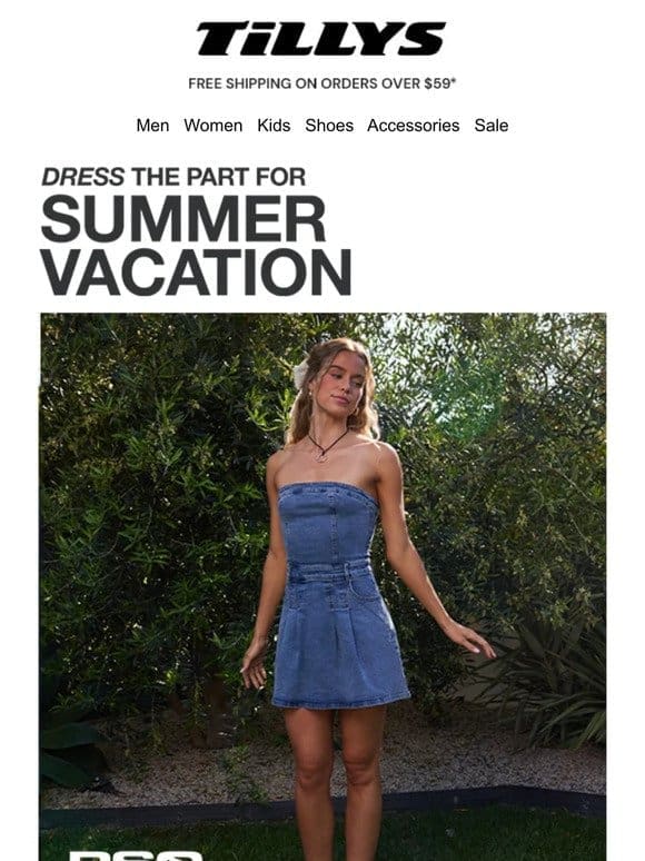 Dress the Part for Summer Vacation