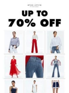 Drop Everything: Up to 70% Off Sale