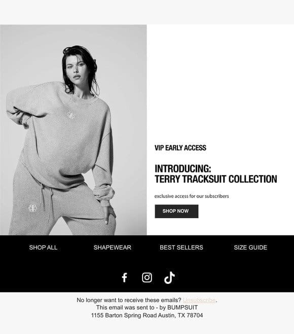EARLY ACCESS: Terry Tracksuit Collection
