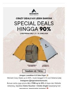 ?EIGER ALL ITEM Sale up to 90%