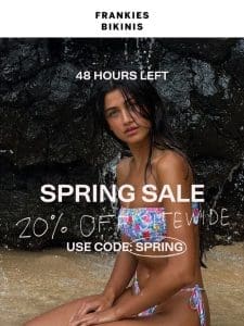 ENDING SOON: 20% Off Sitewide