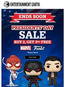 ENDING SOON! ? Buy 2 Funko Pops! Get 3rd Free