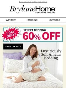 [ENDS TONIGHT] 60% Off Select Bedding