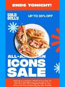 ENDS TONIGHT: American Icons SALE!