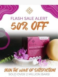 [ENDS TONIGHT] Flash Sale 50% OFF