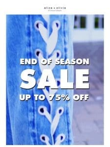 ENDS TONIGHT: UP TO 75% OFF