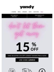 EXCLUSIVE 15% INSIDE